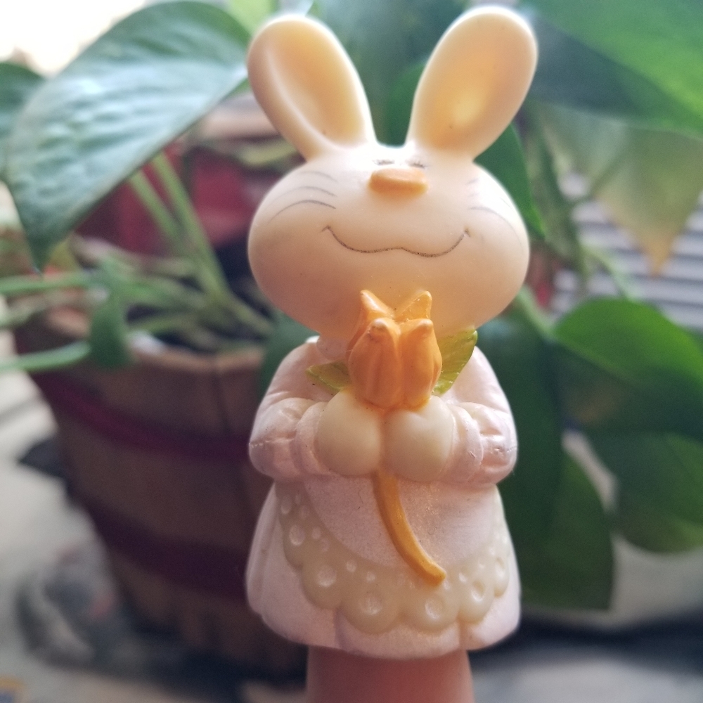Vtg Bunny Finger Puppet Hallmark Bernadette Puppet